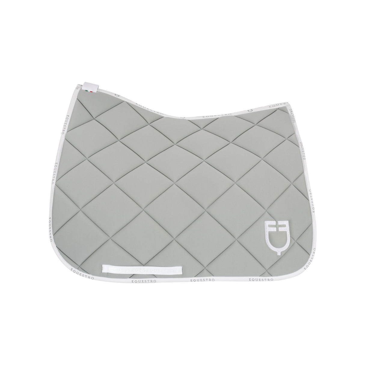 Dressage saddle pad technical fabric with logo