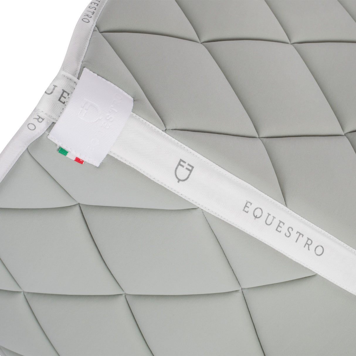 Dressage saddle pad technical fabric with logo
