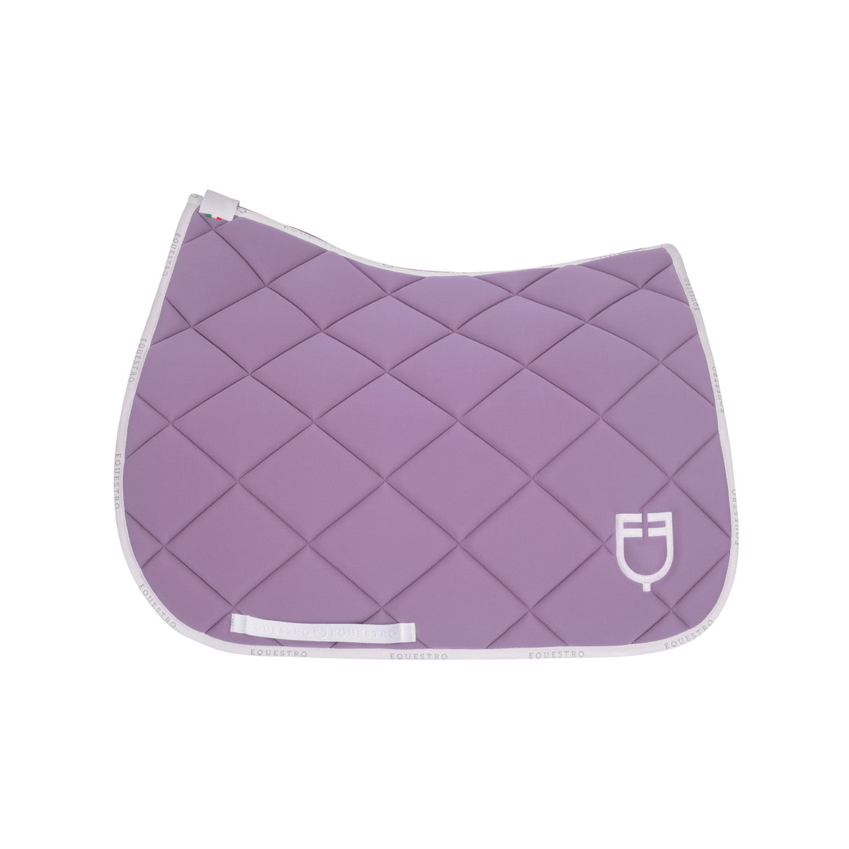 Dressage saddle pad technical fabric with logo