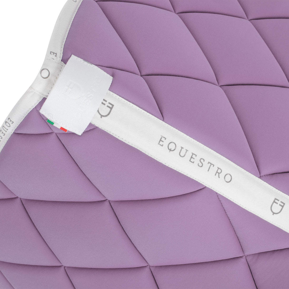 Dressage saddle pad technical fabric with logo