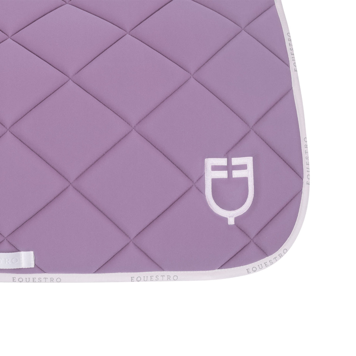 Dressage saddle pad technical fabric with logo