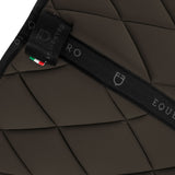 Dressage saddle pad technical fabric with logo