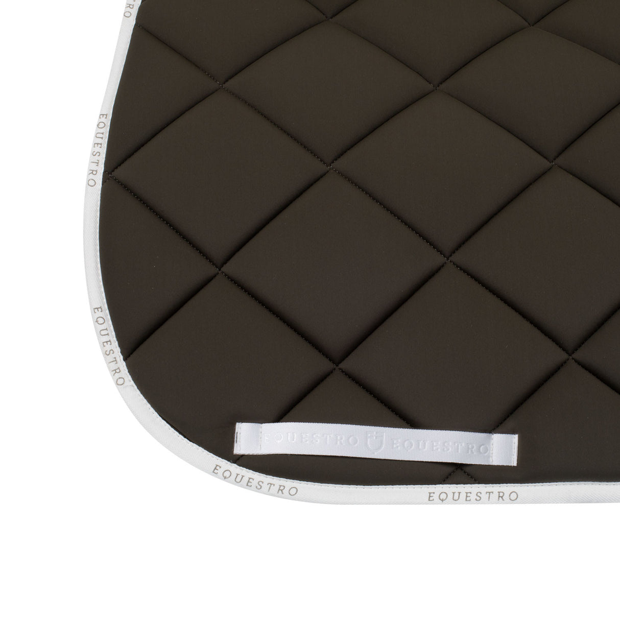 Dressage saddle pad technical fabric with logo
