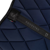 Dressage saddle pad technical fabric with logo