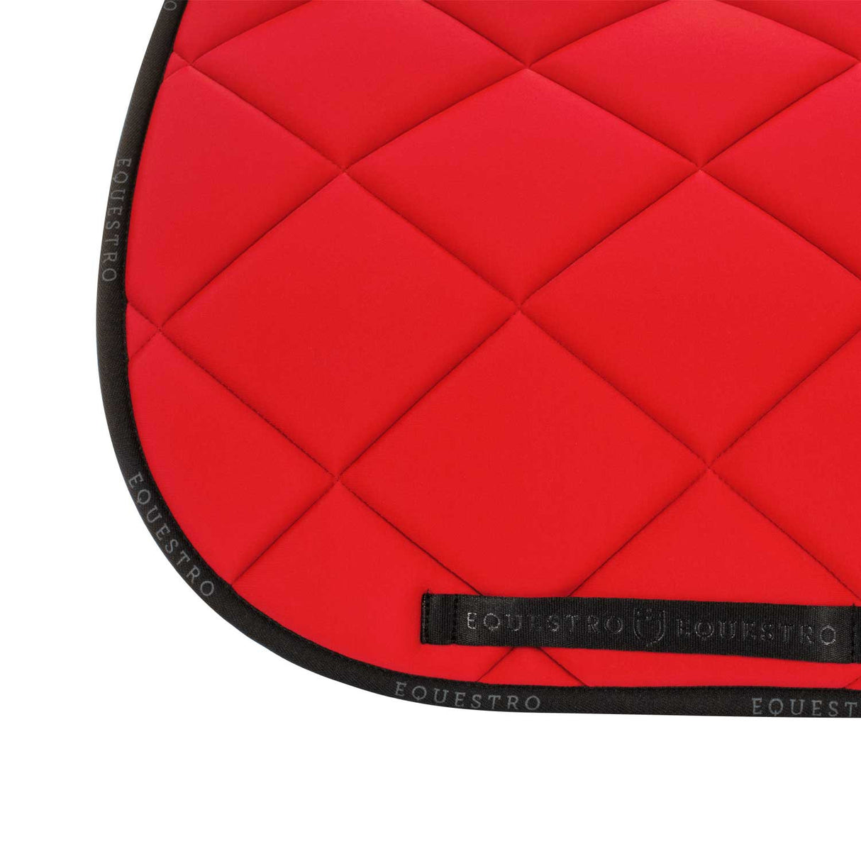 Dressage saddle pad technical fabric with logo