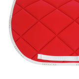 Dressage saddle pad technical fabric with logo
