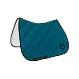 Dressage saddle pad technical fabric with logo