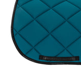 Dressage saddle pad technical fabric with logo