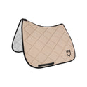 Dressage saddle pad technical fabric with logo