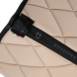Dressage saddle pad technical fabric with logo