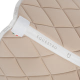 Dressage saddle pad technical fabric with logo