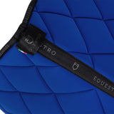 Dressage saddle pad technical fabric with logo