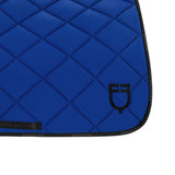 Dressage saddle pad technical fabric with logo