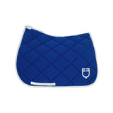 Dressage saddle pad technical fabric with logo