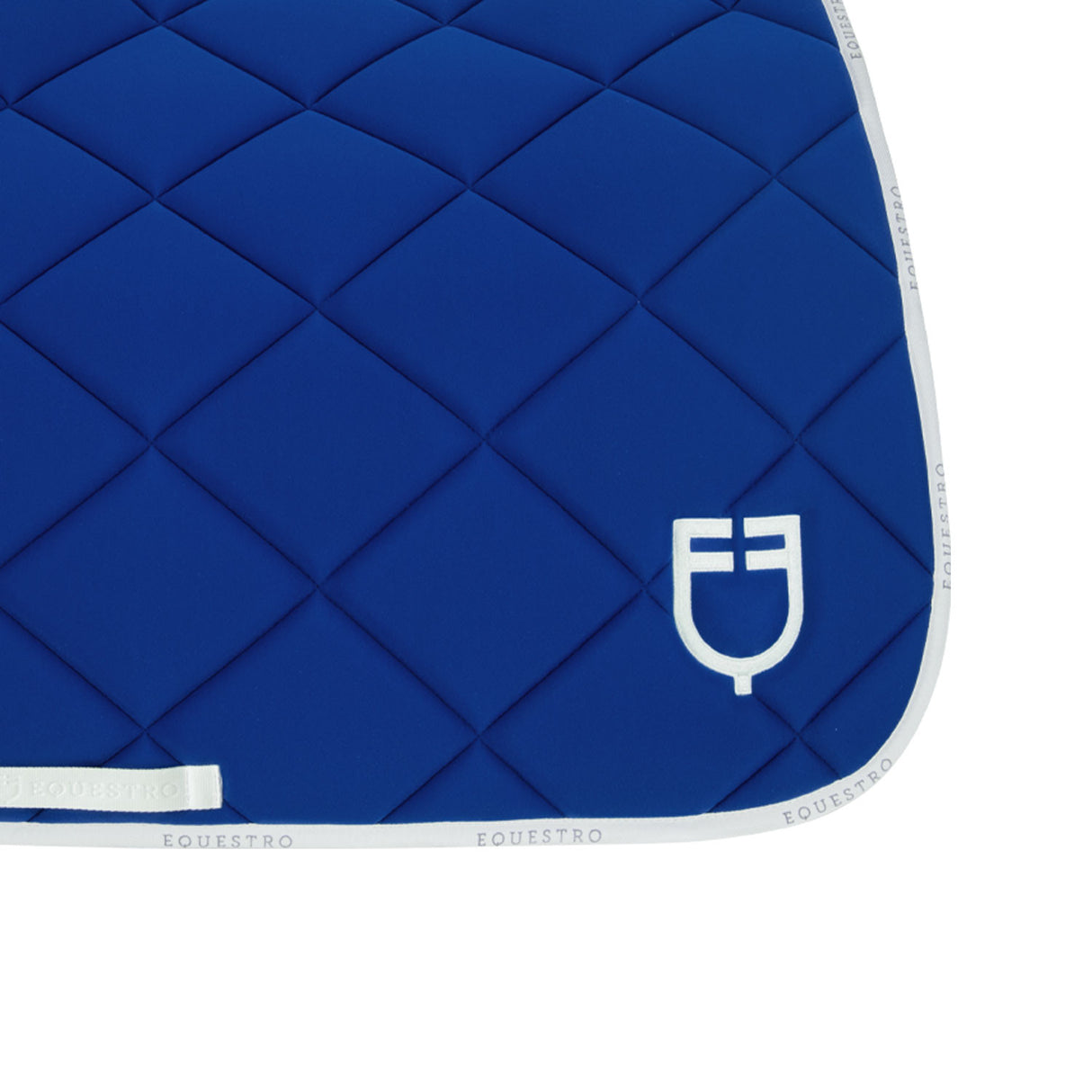 Dressage saddle pad technical fabric with logo