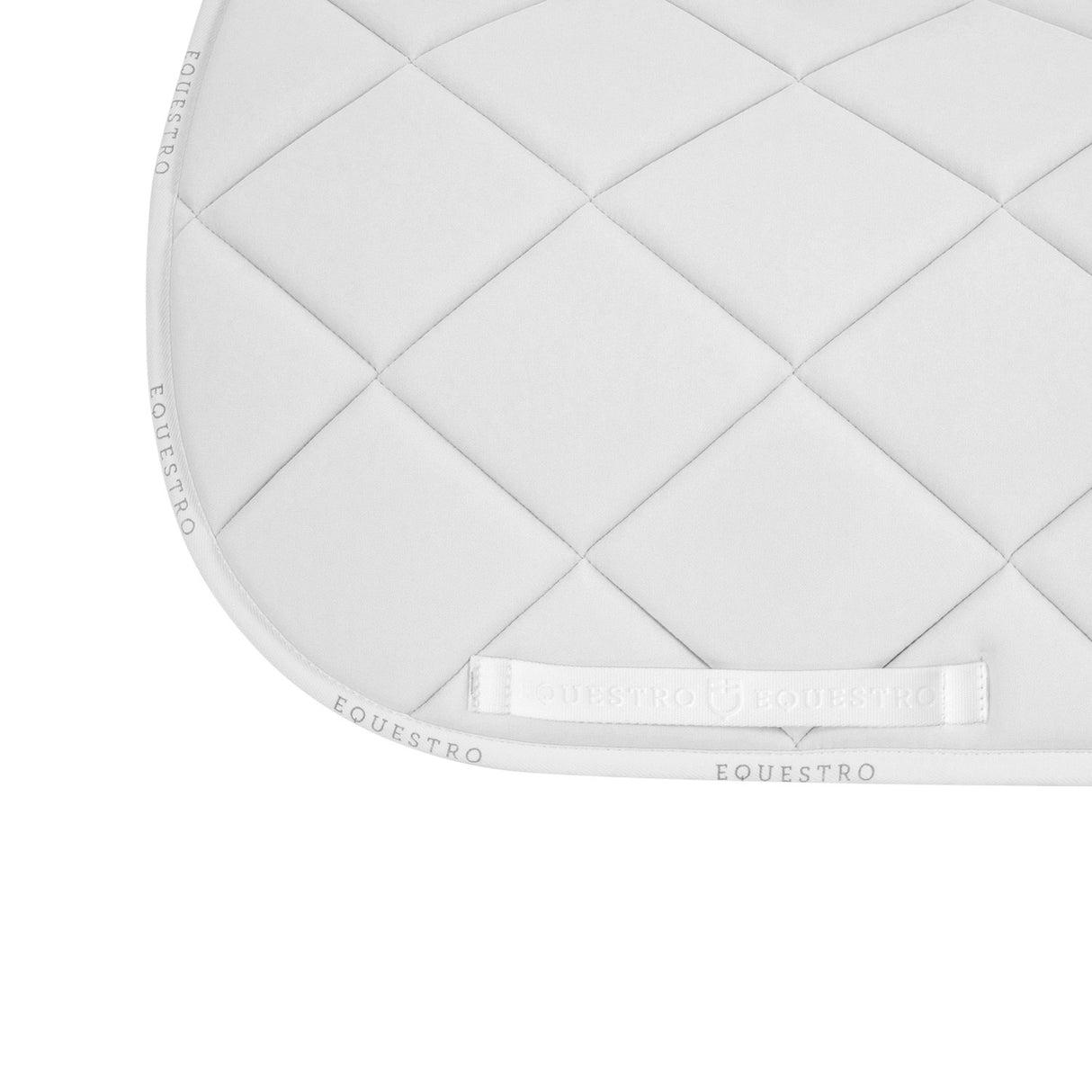 Dressage saddle pad technical fabric with logo