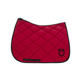 Dressage saddle pad technical fabric with logo