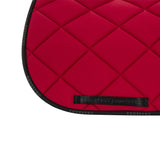 Dressage saddle pad technical fabric with logo