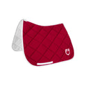 Dressage saddle pad technical fabric with logo