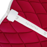 Dressage saddle pad technical fabric with logo