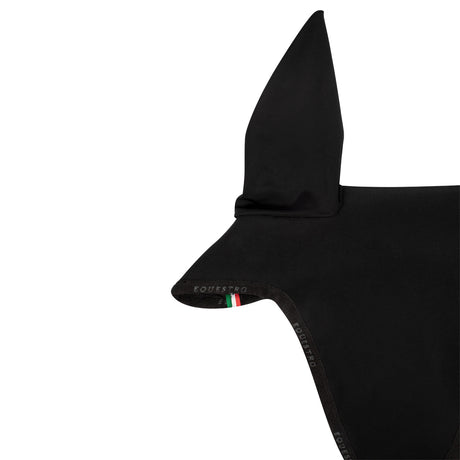 Fly veil in technical fabric with noseband attachment