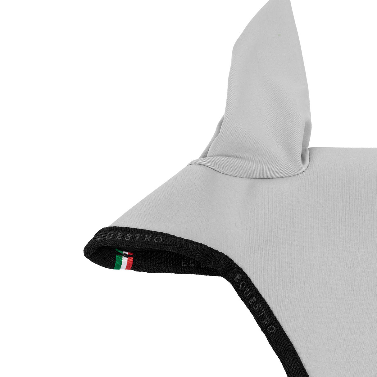 Fly veil in technical fabric with noseband attachment