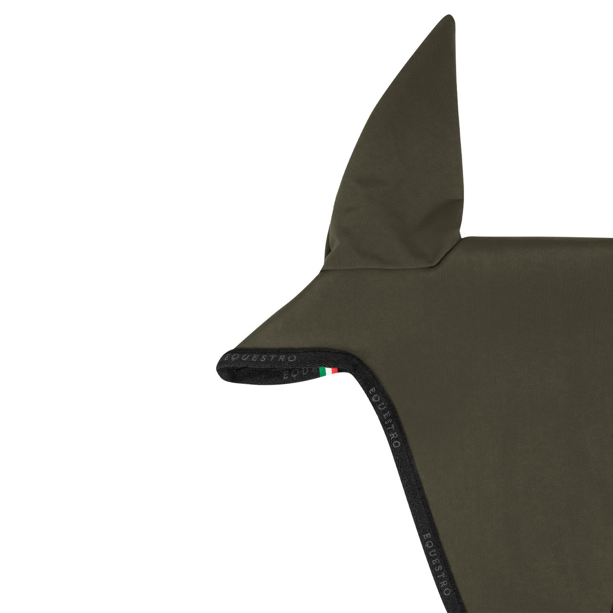 Fly veil in technical fabric with noseband attachment