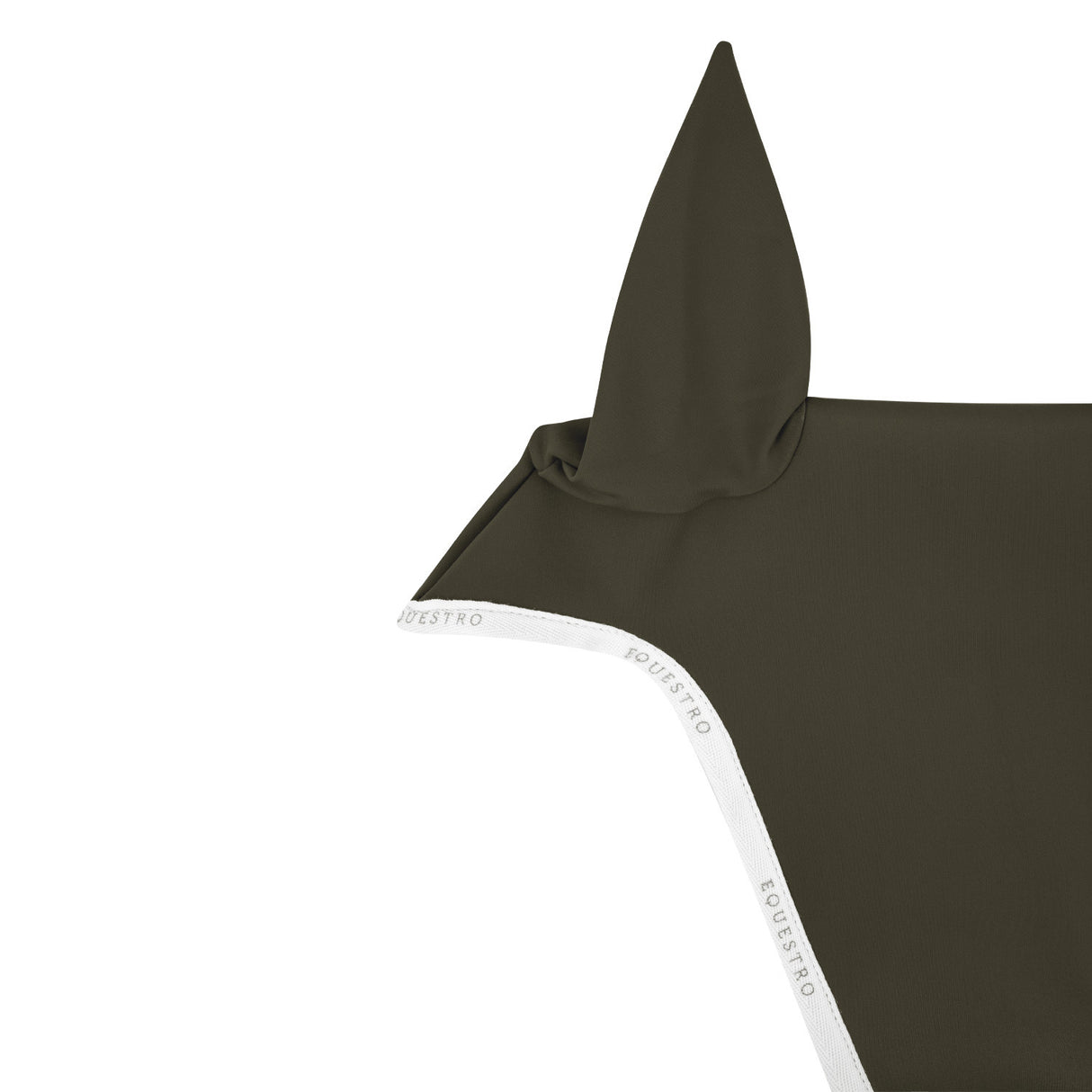 Fly veil in technical fabric with noseband attachment