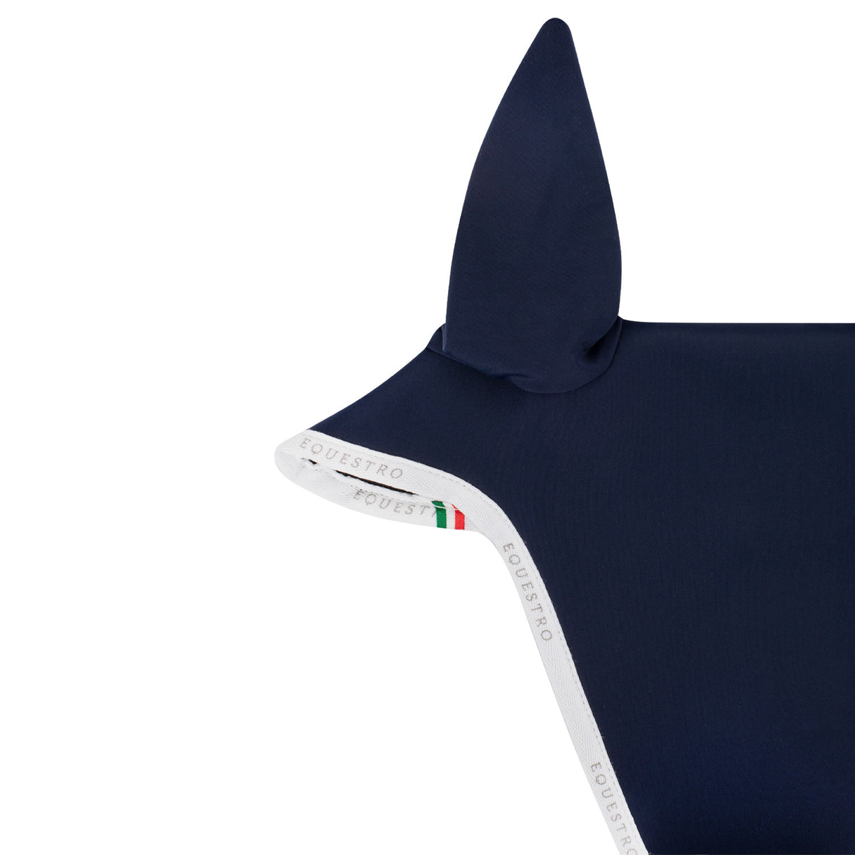 Fly veil in technical fabric with noseband attachment