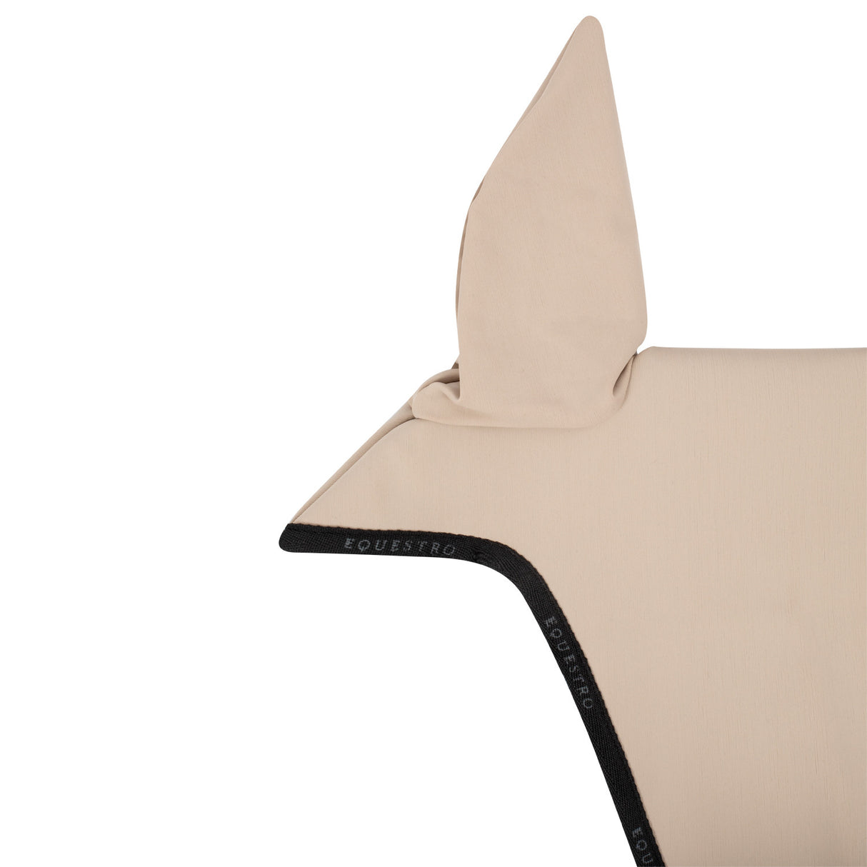 Fly veil in technical fabric with noseband attachment