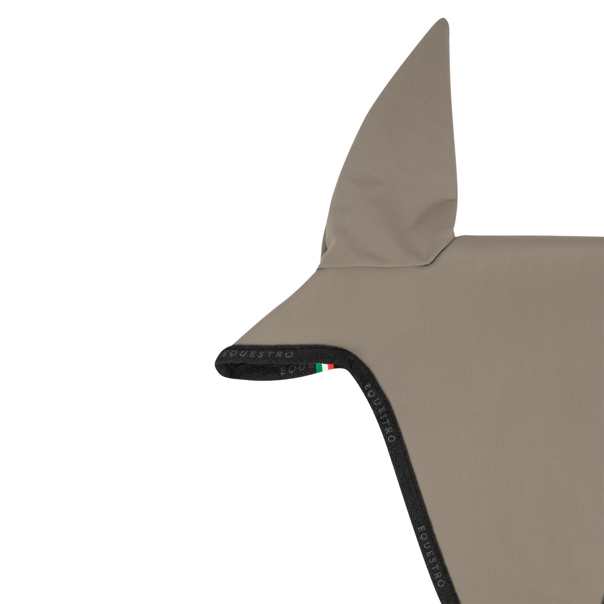Fly veil in technical fabric with noseband attachment