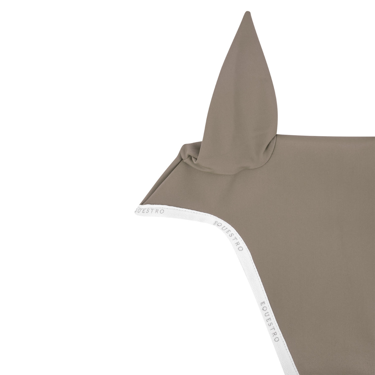 Fly veil in technical fabric with noseband attachment