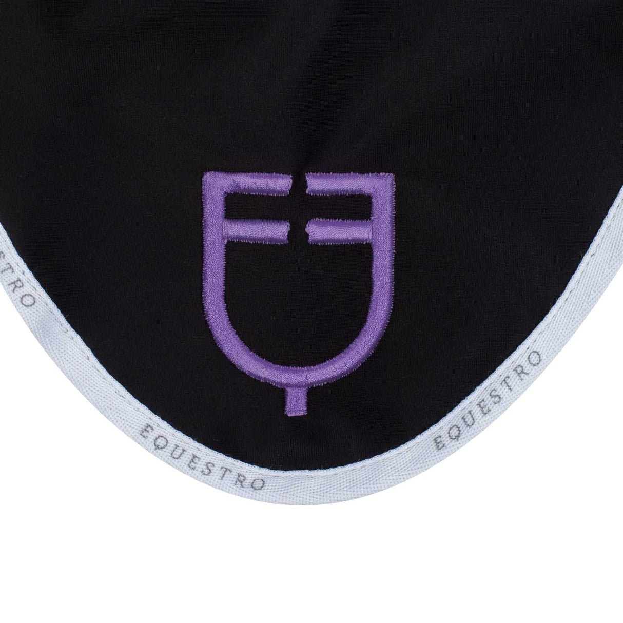 Fly veil in technical fabric with multicolor logo