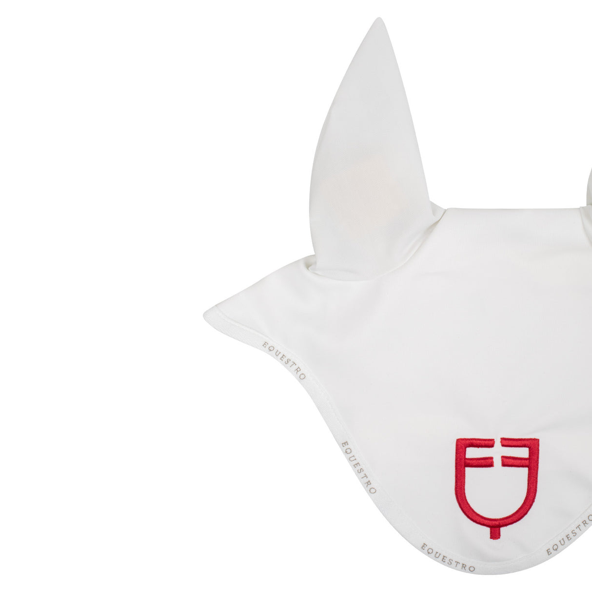 Fly veil in technical fabric with multicolor logo