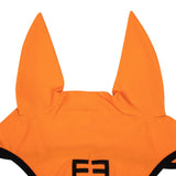 Perforated fabric fly veil with logo