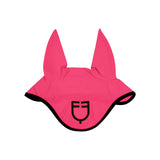 Perforated fabric fly veil with logo