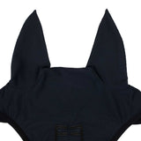 Perforated fabric fly veil with logo