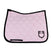 Equestro Dressage Saddle Pad With Onion Quilting #colour_pink