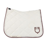 Braided cord dressage saddle pad
