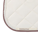 Braided cord dressage saddle pad