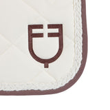Braided cord dressage saddle pad