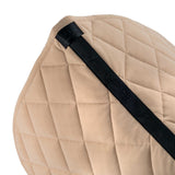 Dressage saddle pad with monogram print