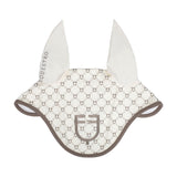 Fly veil with monogram print