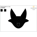 Fly veil with monogram print