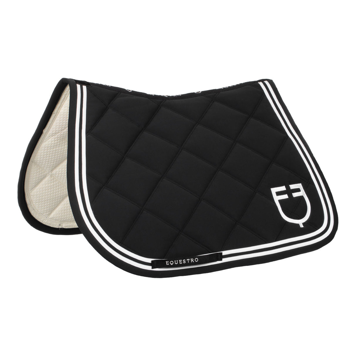 Double Stripes jumping saddle pad in technical fabric