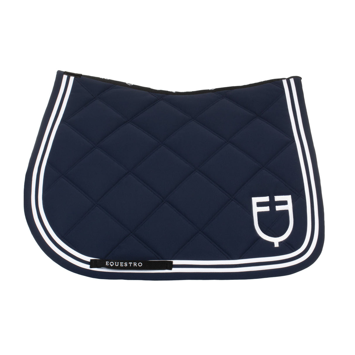 Double Stripes jumping saddle pad in technical fabric