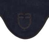 Fly veil in denim-effect technical fabric with logo