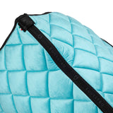 Jumping saddle pad with suede logo