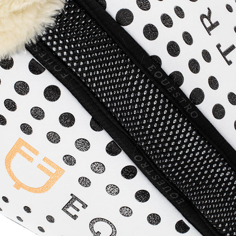 Ecowool memory foam pad with silicone grip and logo