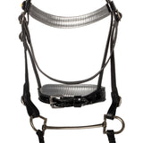 Shiny leather bridle for hobby horse
